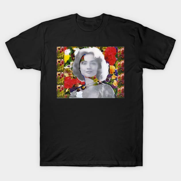 Hillary Clinton Floral T-Shirt by austyndelugoart